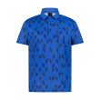 Moderno Navy Diamond Boy's Golf Polo - Image 1