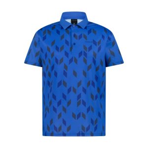Moderno Navy Diamond Boy's Golf Polo