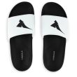 Aguila Golf White & Black Slide Sandals - Image 1