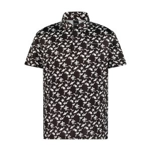 Moderno Funky Black Boy's Golf Polo