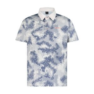 Moderno Pixel Comb Light Grey Boy's Golf Polo
