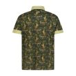 Dark Green Cheetah Men's Golf Polo - Image 2