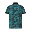 Teal Camo Men's Golf Polo - Image 2