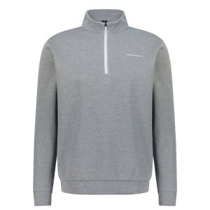 Aguila Golf Light Gray Men's Long-Sleeve Pullover