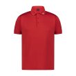 Crimson Red Kid's Golf Polo - Image 1