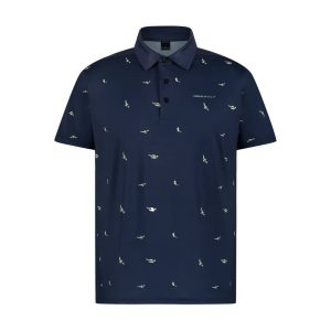 Moderno Navy Caddy Boy's Golf Polo