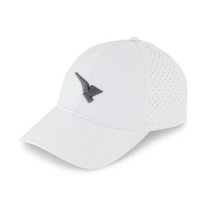 Aguila Golf White Performance Perforated Cap