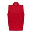 Aguila Golf Sleeveless Vest – Bold Red Full-Zip Performance Fit