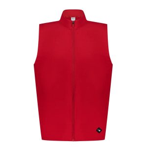 Aguila Golf Sleeveless Vest – Bold Red Full-Zip Performance Fit