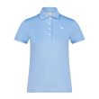 Aguila Golf Women's Polo Shirt – Light Blue Short-Sleeve Fit