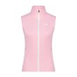 Aguila Golf Women's Vest – Light Pink Full-Zip Sleeveless Fit