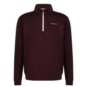 Aguila Scuba Men's Golf Midlayer – Burgundy Quarter-Zip