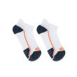 Aguila Golf White with Navy and Orange Socks - Image 2