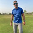 Moderno Navy Diamond Men’s Golf Polo - Image 2