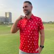 Moderno Red Caddy Men’s Golf Polo - Image 2