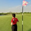 Moderno Red Caddy Boy's Golf Polo - Image 3