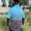 Moderno Teal Men’s Golf Polo - Image 4