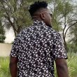 Moderno Funky Black Men’s Golf Polo - Image 3