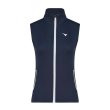 Aguila Women’s Full-Zip Sleeveless Golf Vest – Dark Navy