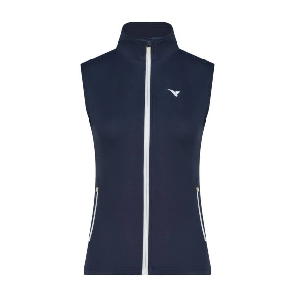 Aguila Women’s Full-Zip Sleeveless Golf Vest – Dark Navy