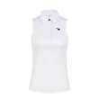 Aguila Girl's Sleeveless Performance Polo – White Golf Shirt - Image 1