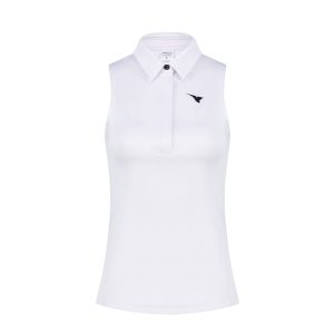 Aguila Women's Sleeveless Performance Polo – White Golf Shirt