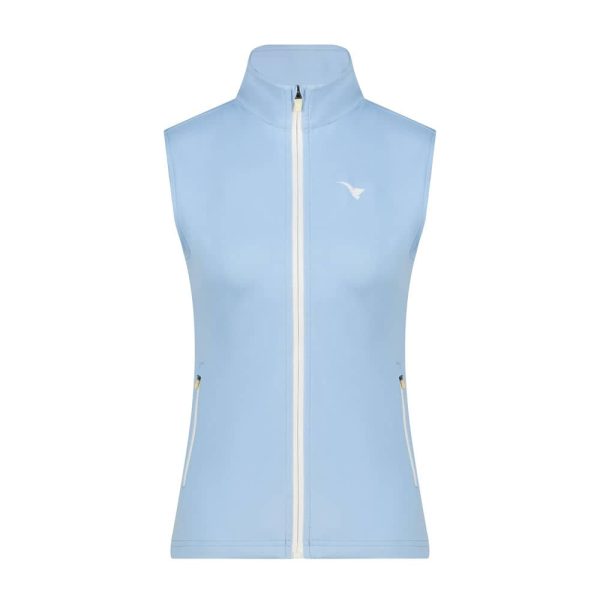 Aguila Women's Light Blue Sleeveless Golf Vest – Performance Fit