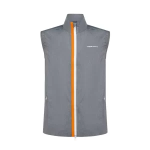Gray Golf Vest with Orange Zip – Aguila Lightweight Layer