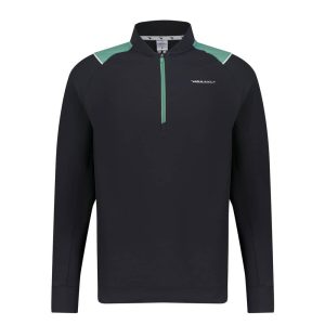 Calido Stretch Boy's Golf Midlayer Dark Slate