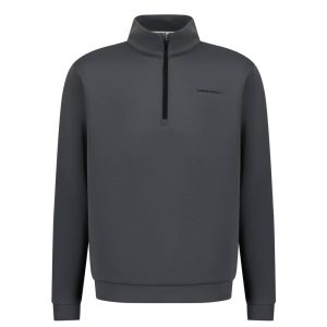 Aguila Boy's Quarter-Zip Golf Pullover – Gunmetal Grey Performance Top