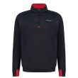 Black and Red Golf Pullover – Aguila Quarter-Zip Performance