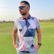Moderno Abstract Men’s Golf Polo - Image 2