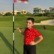 Moderno Red Caddy Boy's Golf Polo - Image 2