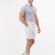 Classico Glamour White Men’s Golf Polo - Image 2