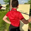 Classico Apolo Red Boy's Golf Polo - Image 3