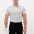 Classico B & W Men’s Golf Polo - Image 2