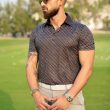 Classico Glamour Black Men’s Golf Polo - Image 4
