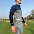 Moderno Navy & Grey Men’s Golf Polo - Image 3